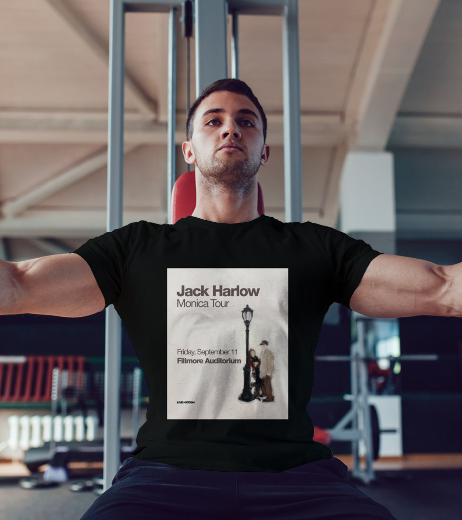 Jack Harlow Monica Tour Fillmore Auditorium Friday September 11 Live Nation T-Shirt