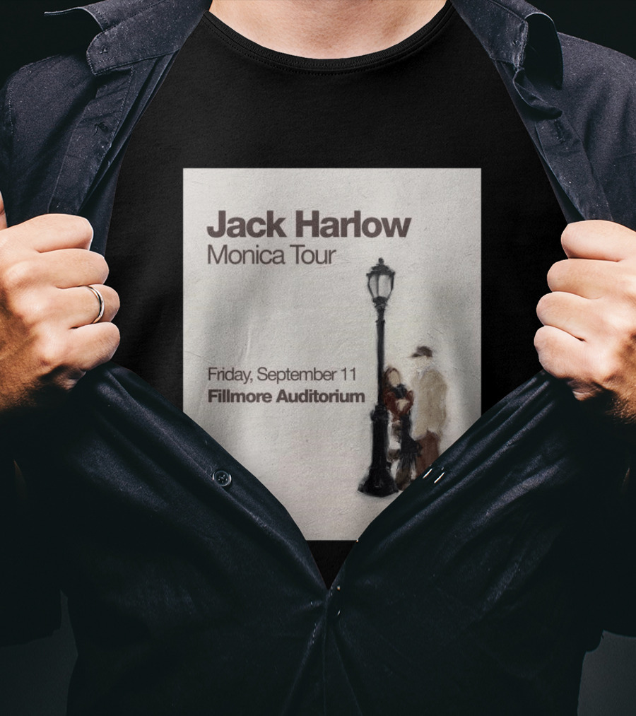 Jack Harlow Monica Tour Fillmore Auditorium Friday September 11 Live Nation T-Shirt