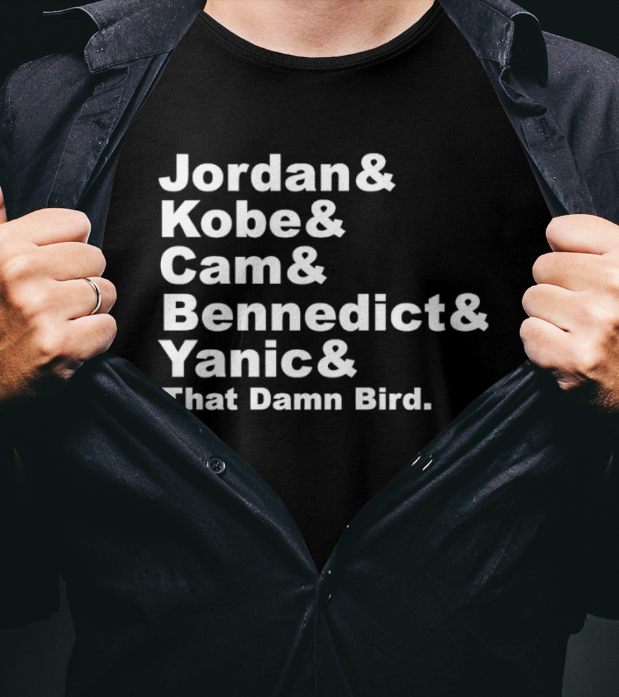 Jordan Kobe Cam Bennedict Yanic Los Angeles Clippers That Damn Bird T-Shirt