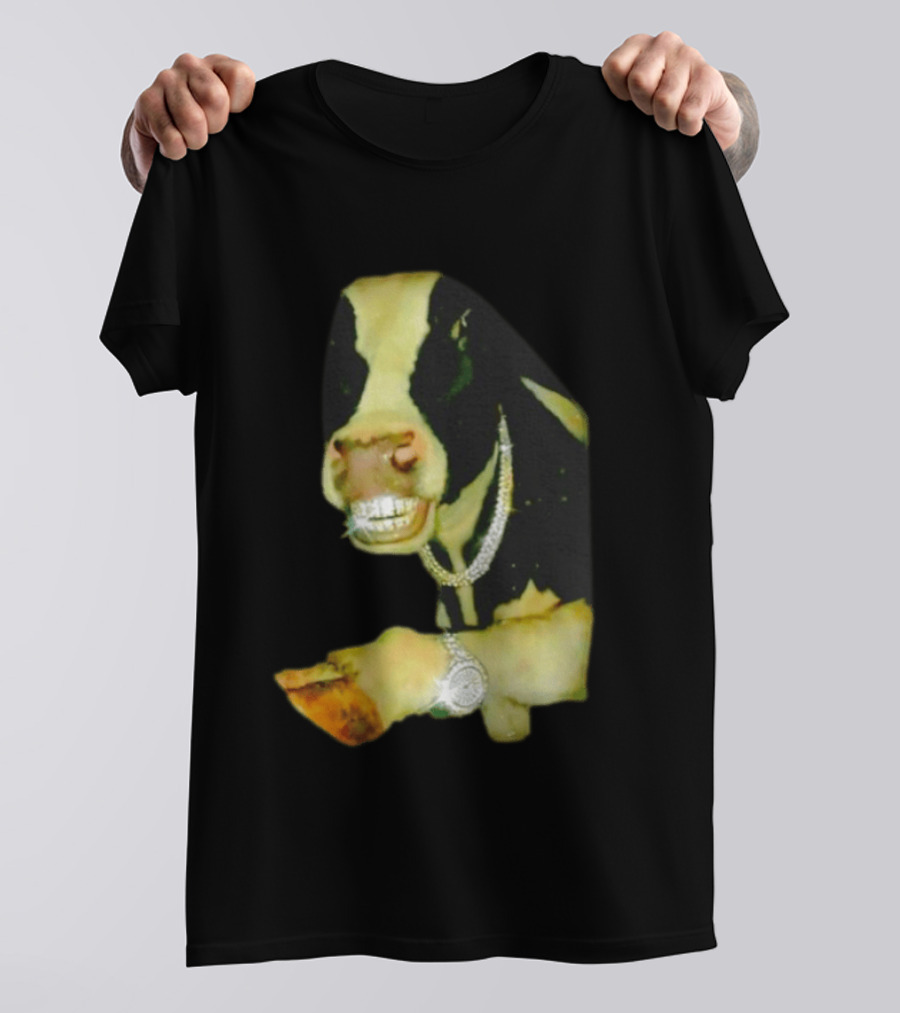 Rich Bull Grillz Bling Necklace And Jewelry T-Shirt
