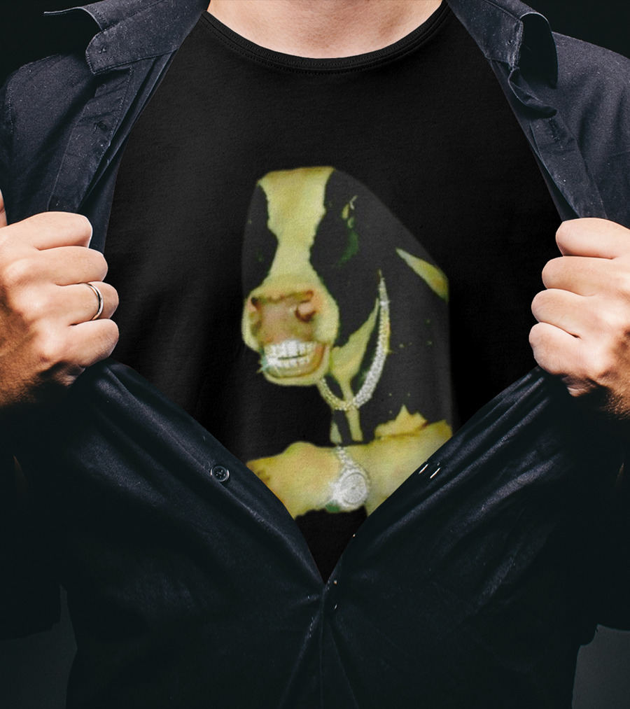 Rich Bull Grillz Bling Necklace And Jewelry T-Shirt