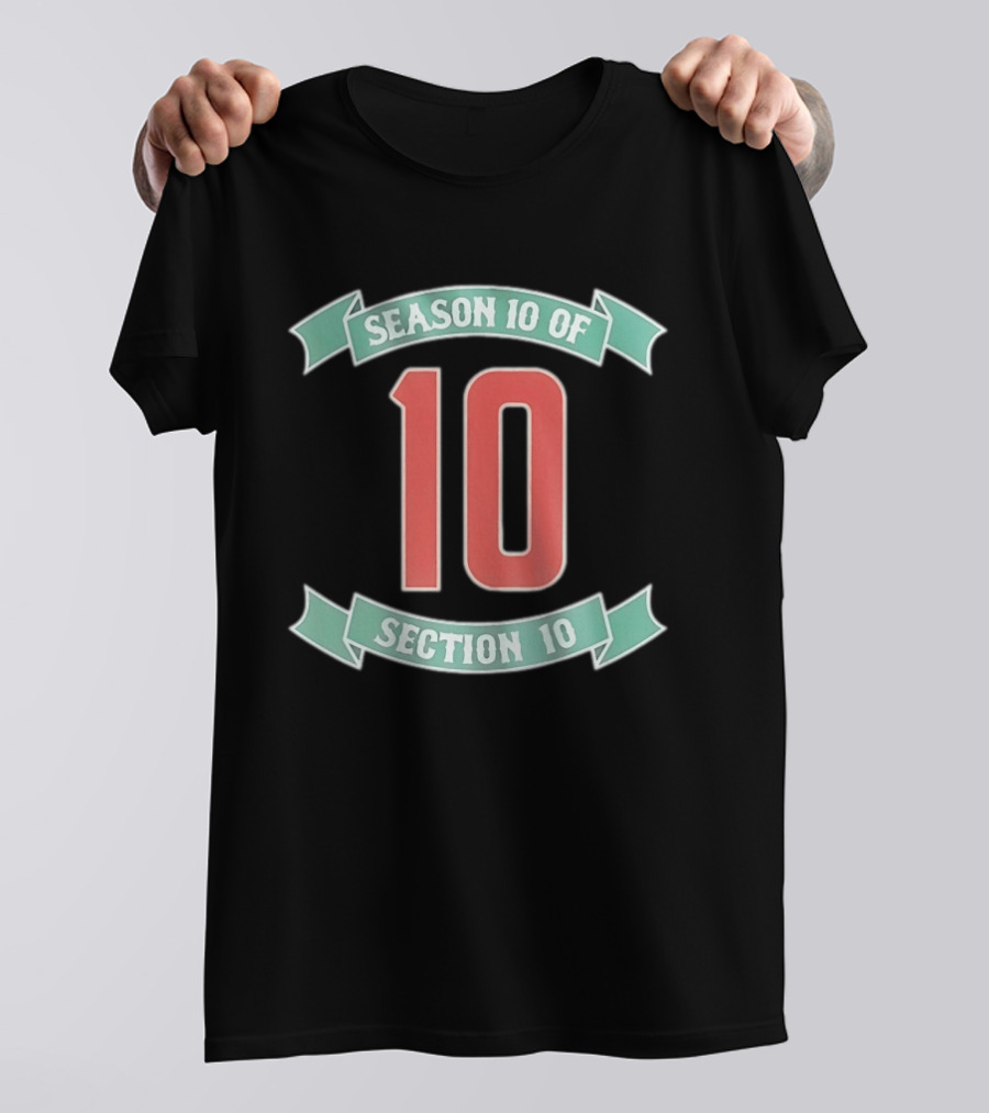Season 10 Of Section 10 Retro Banner T-Shirt