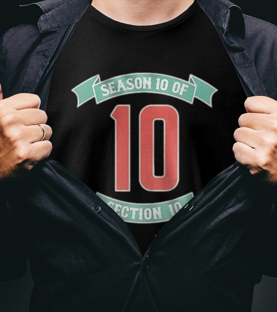 Season 10 Of Section 10 Retro Banner T-Shirt