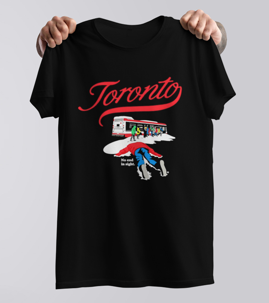 Toronto Transit Commission Bus No End In Sight T-Shirt