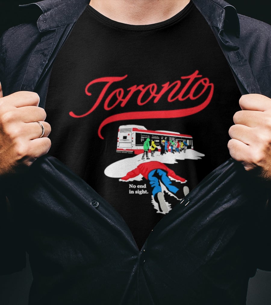 Toronto Transit Commission Bus No End In Sight T-Shirt