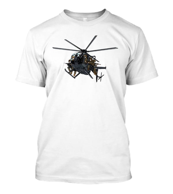 Anime Assault Tactical Helicopter Cartoon Troops T-Shirt