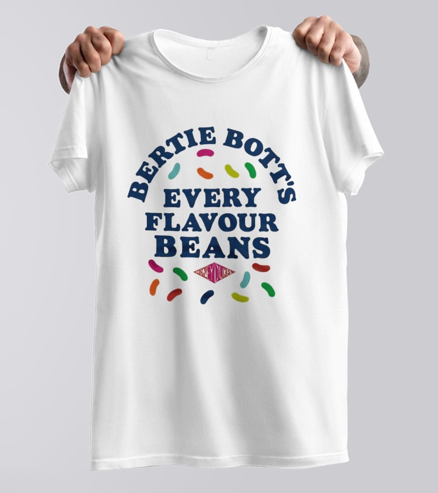 Bertie Bott's Every Flavour Beans Colorful Jelly Bean Assortment T-Shirt