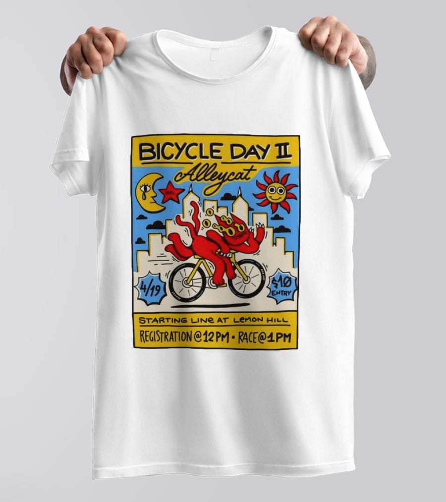 Bicycle Day II Alleycat Race Lemon Hill 4/19 Registration 12 PM Race 1 PM T-Shirt