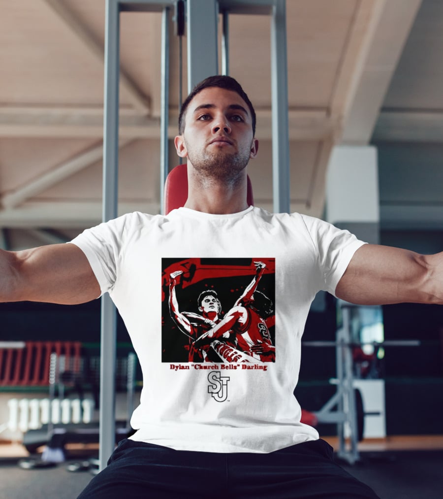 St John's Red Storm NCAA Basketball Dylan "Church Bells" Darling SJU T-Shirt