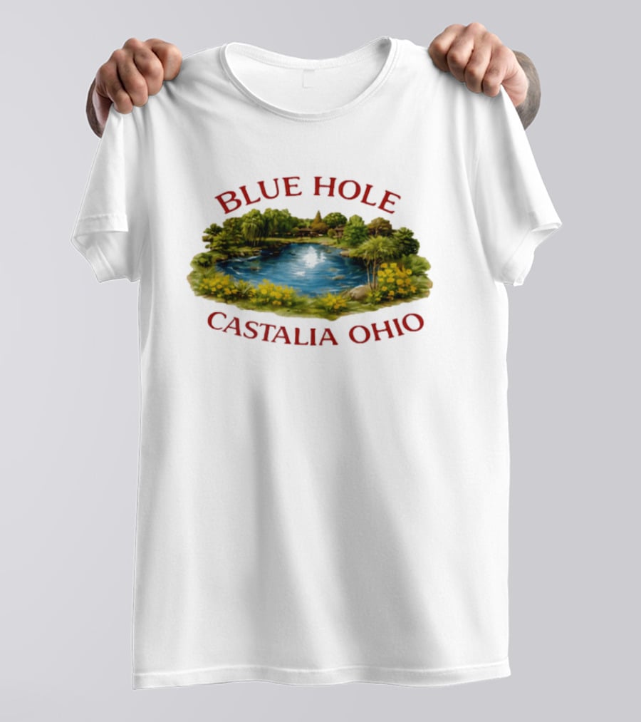 Blue Hole Castalia Ohio Reminders Of Him Kenna Rowan T-Shirt