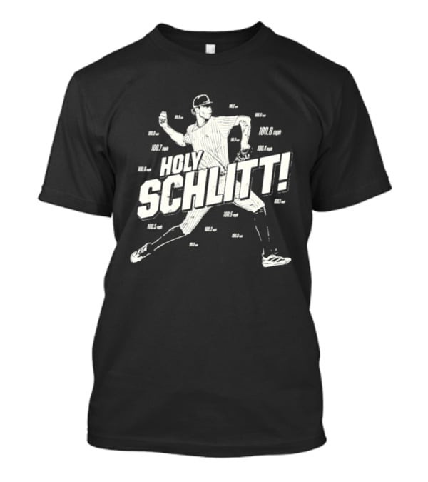 Holy Schlitt Cam Schlittler Yankees Pitching MLB Speed T-Shirt