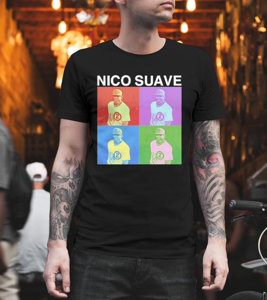 Nico Hoerner Nico Suave Chicago Cubs Player Number 2 Pop T-Shirt