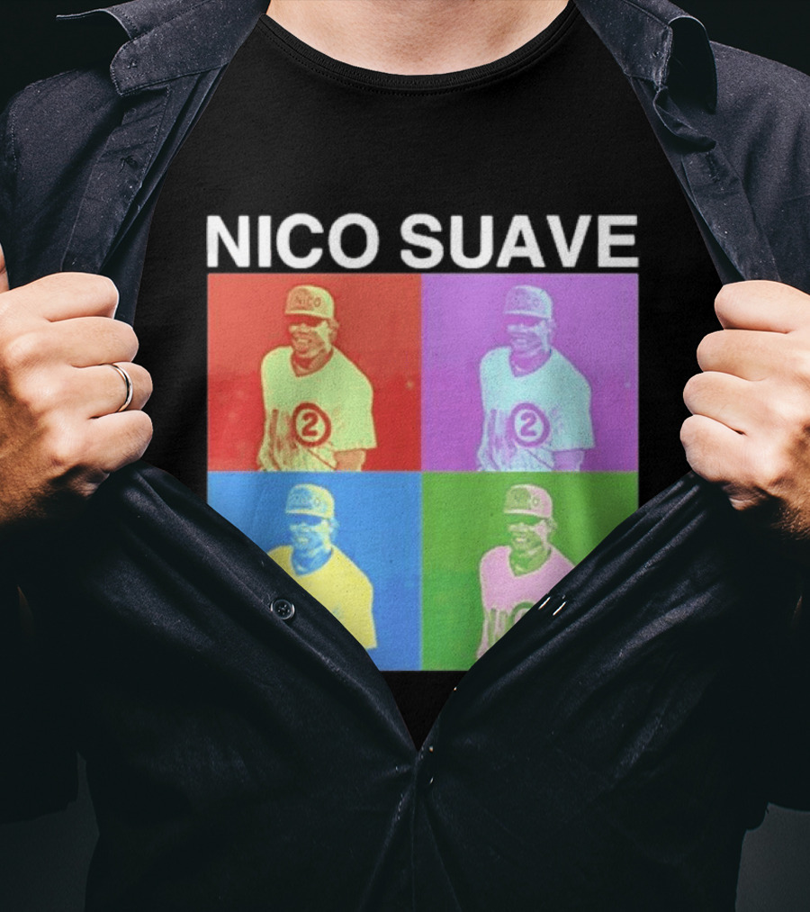 Nico Hoerner Nico Suave Chicago Cubs Player Number 2 Pop T-Shirt