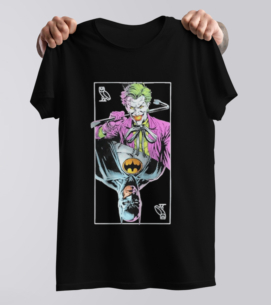 OVO X Batman X The Joker The Mirror Only See The Truth T-Shirt