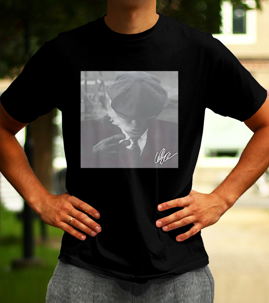 Peaky Blinders Tommy Shelby Smoking Scene T-Shirt