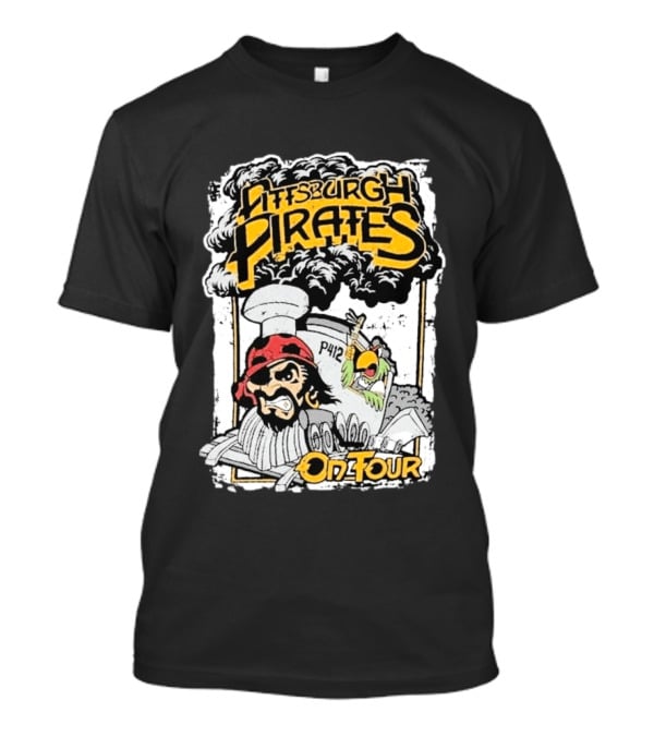 Pittsburgh Pirates P412 On Tour Pirate And Parrot Train T-Shirt