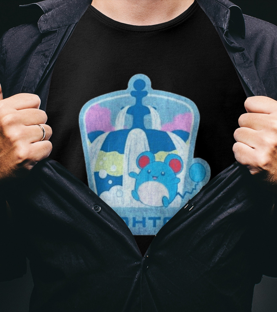 Johto Marill Fountain Explore Pokémon T-Shirt