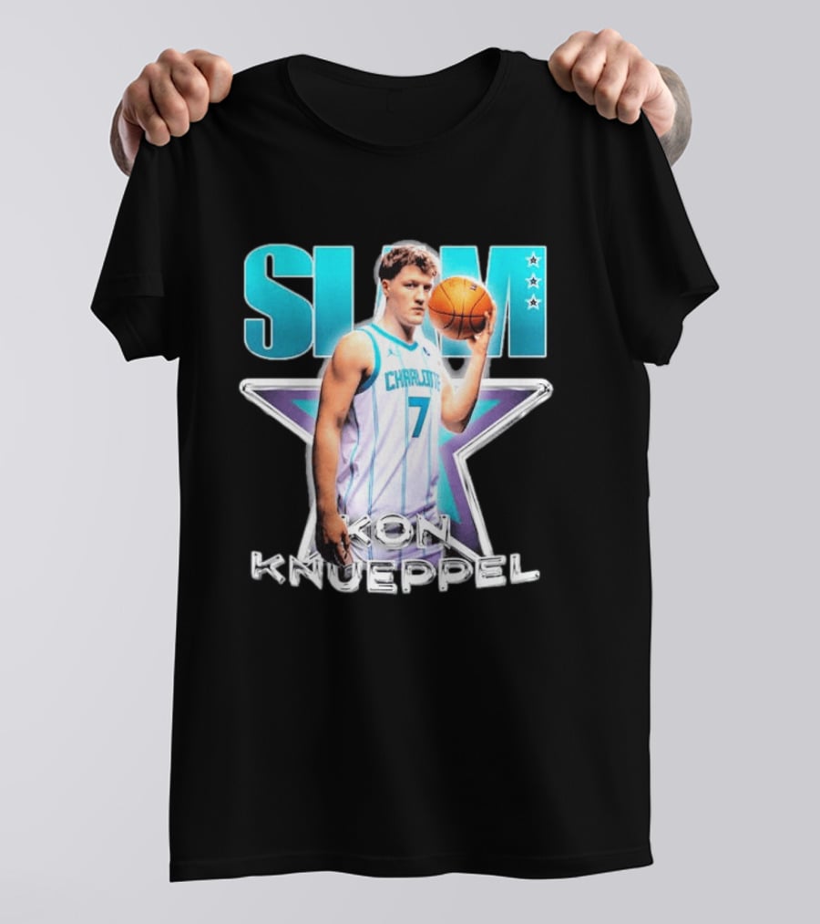 SLAM Magazine Cover April May 2026 Kon Knueppel Charlotte Basketball Issue 261 T-Shirt