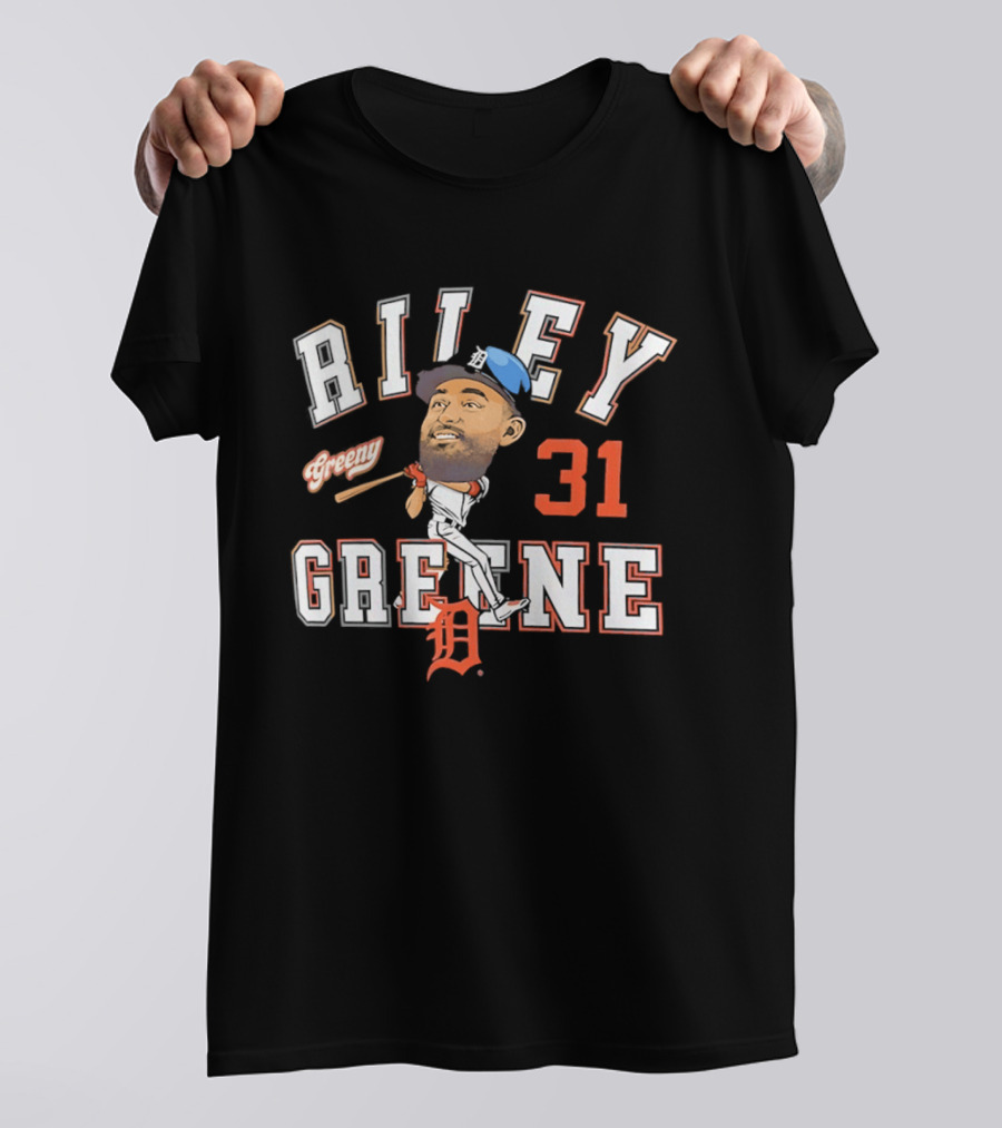 Riley Greene Greeny 31 Detroit Tigers T-Shirt