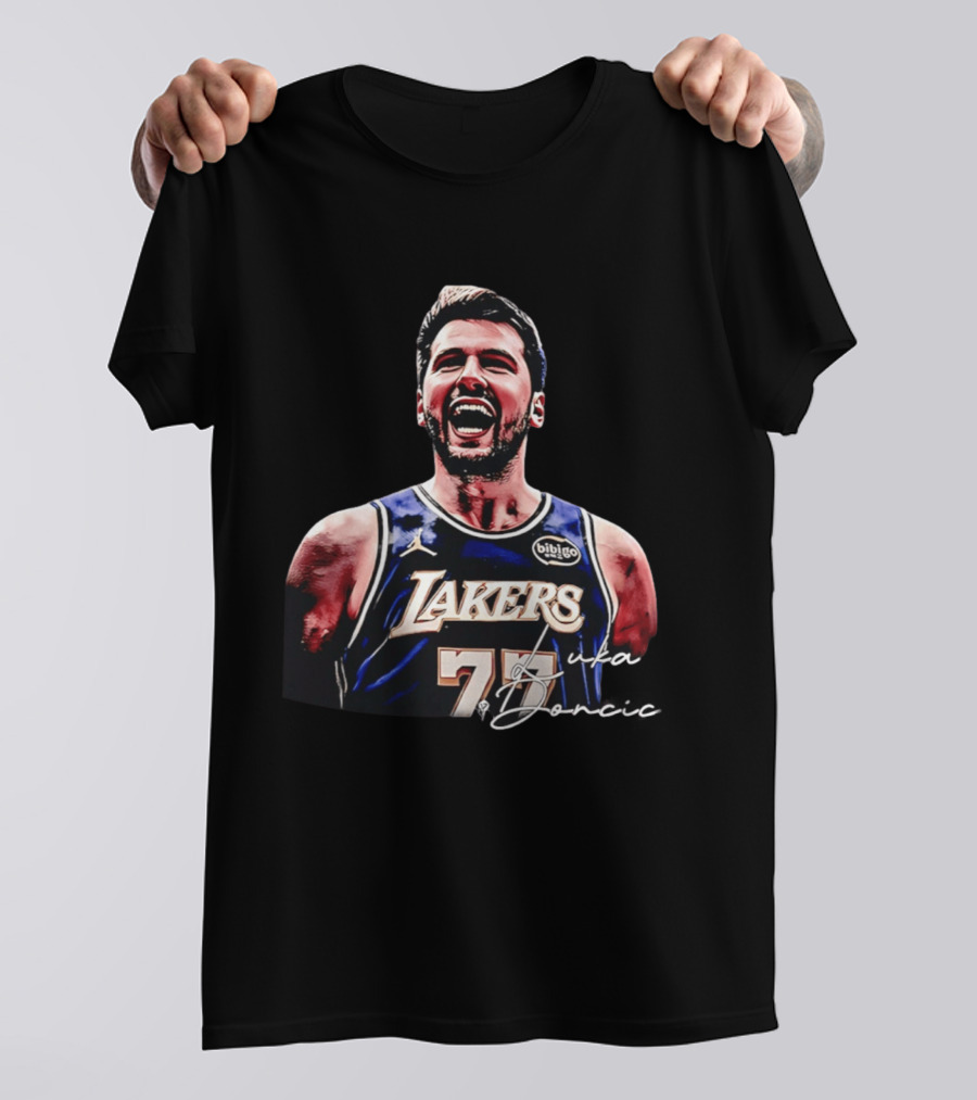 Luka Doncic Number 77 Los Angeles Lakers MVP 2026 T-Shirt