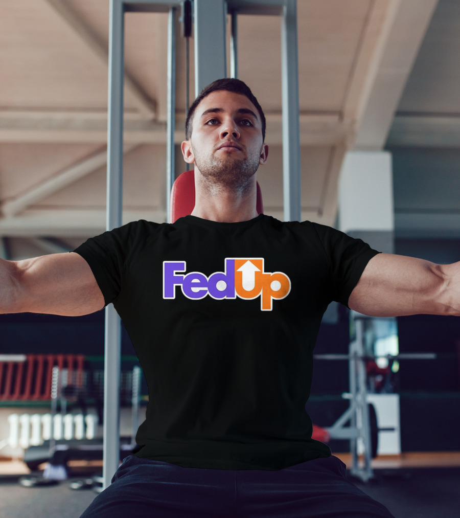 Fed Up Arrow Logo Spoof T-Shirt