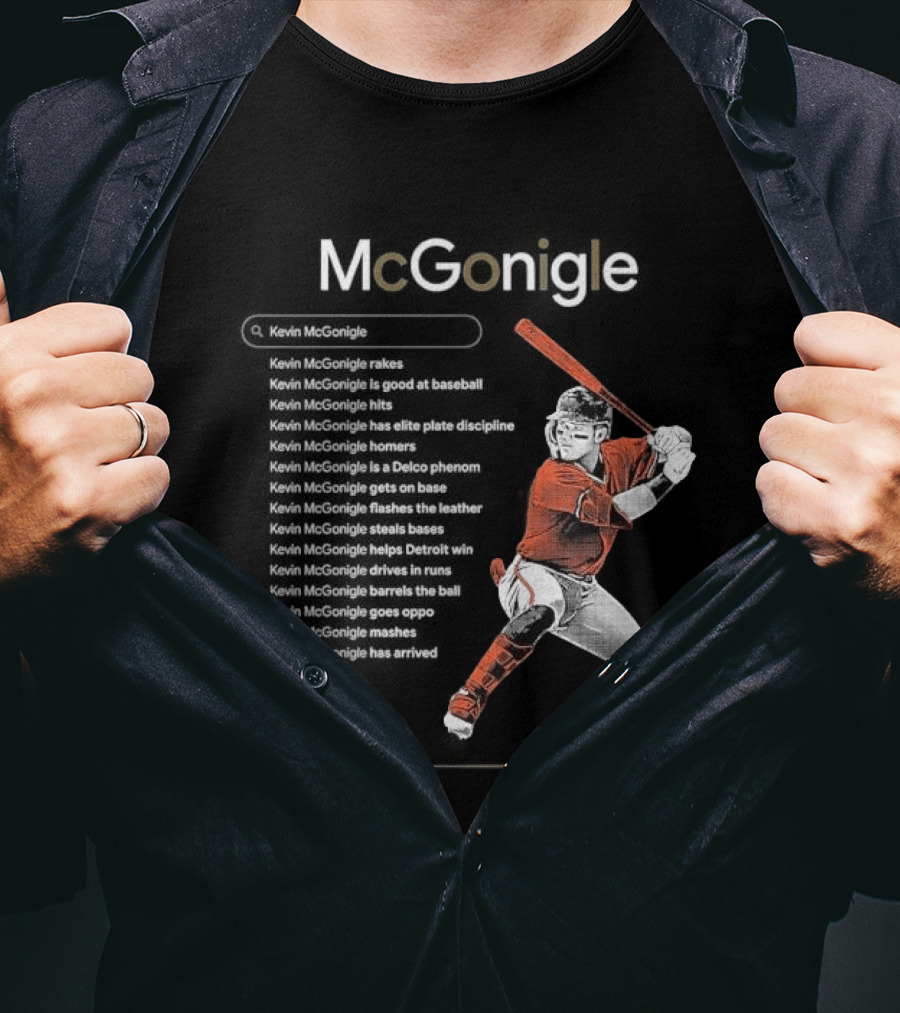 McGonigle Baseball Batting Stance T-Shirt