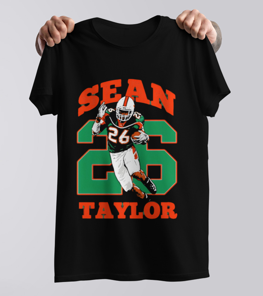 Sean Taylor 26 Miami Hurricanes Football Legend T-Shirt
