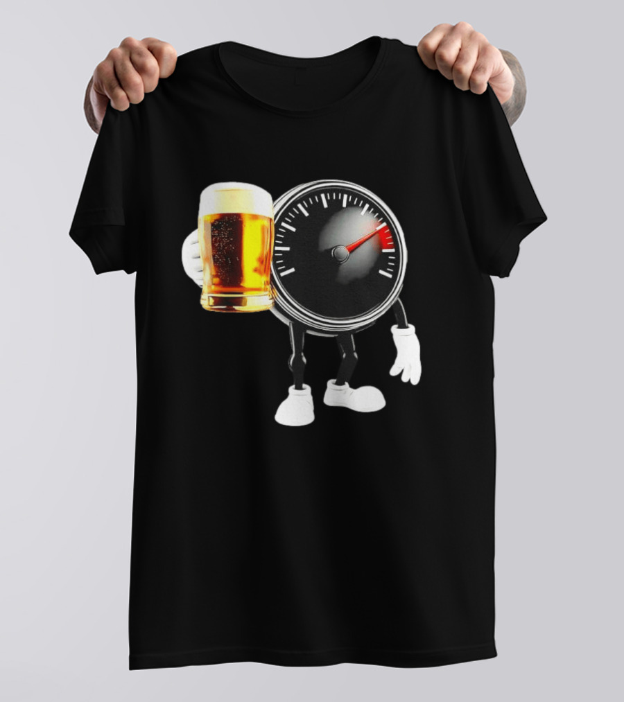 Speedometer Beer Do Not Drink Alcohol When Driving Awareness T-Shirt