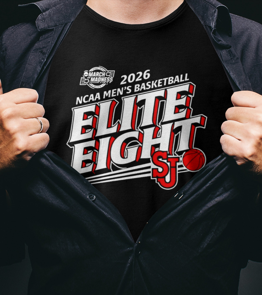 2026 NCAA Men's Basketball Elite Eight SJU T-Shirt