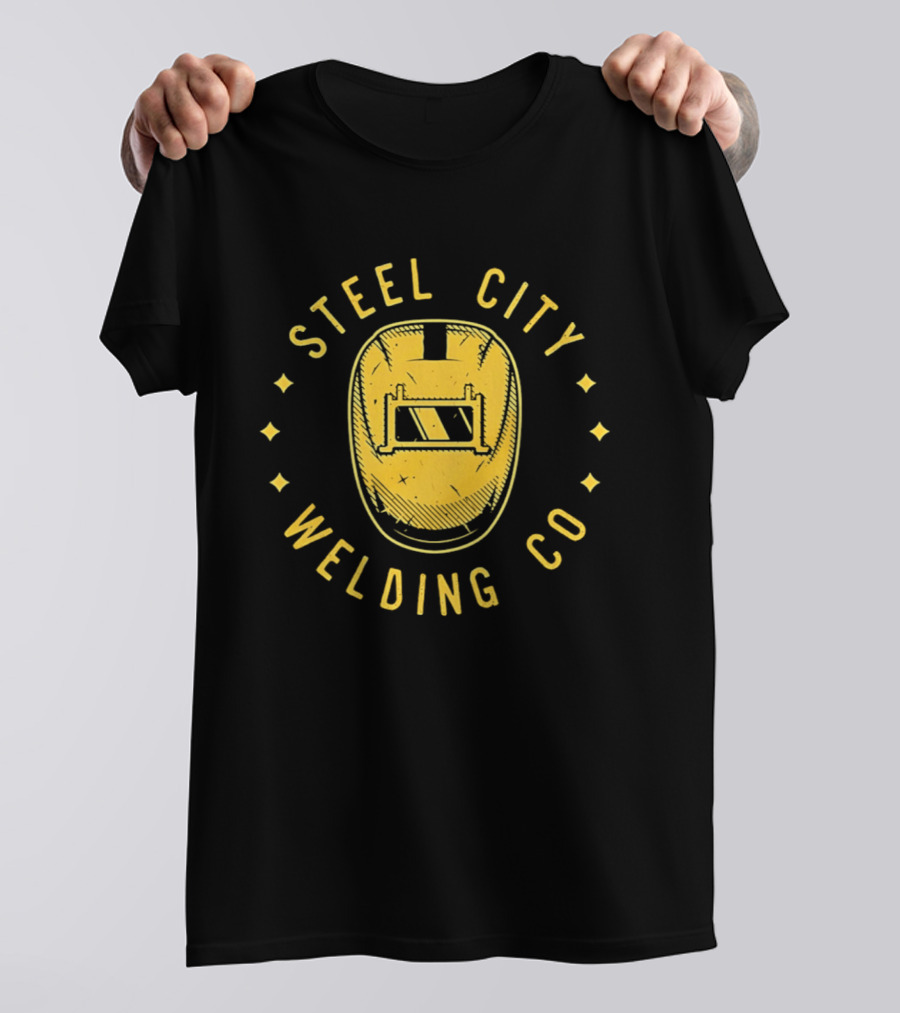 Steel City Welding Co Vintage Helmet T-Shirt