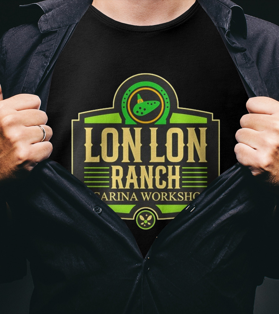 Lon Lon Ranch Ocarina Workshop Legend Of Zelda T-Shirt