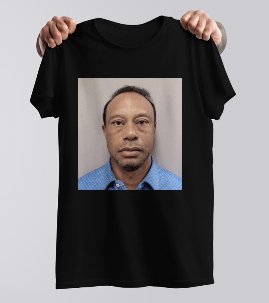 Tiger Woods Shot Released DUI Arrest Photo T-Shirt