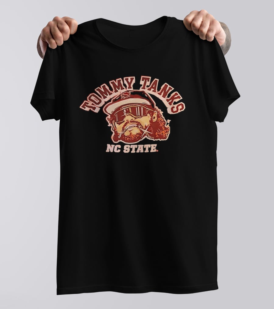 Tommy Tanks NC State Tommy White T-Shirt