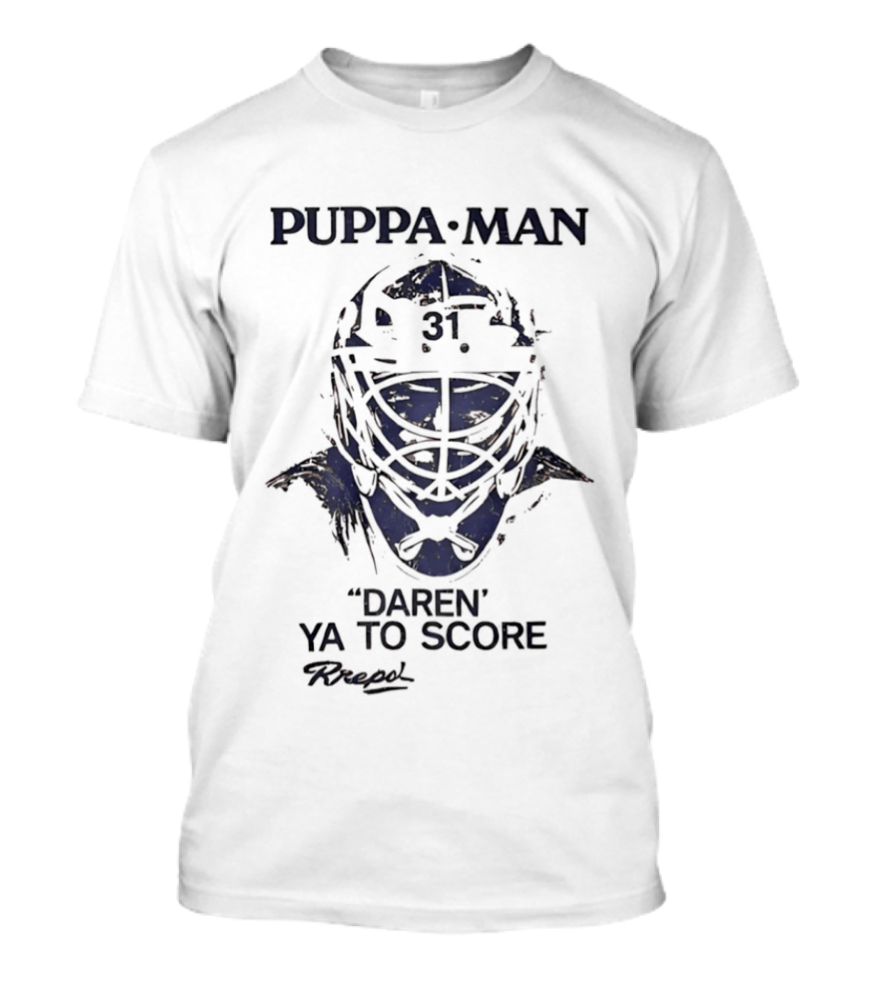 Buffalo Sabres Puppa Man Daren Ya To Score Vintage Hockey Goalie Gear T-Shirt