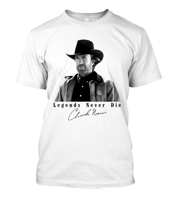 Legends Never Die Chuck Norris 2026 T-Shirt