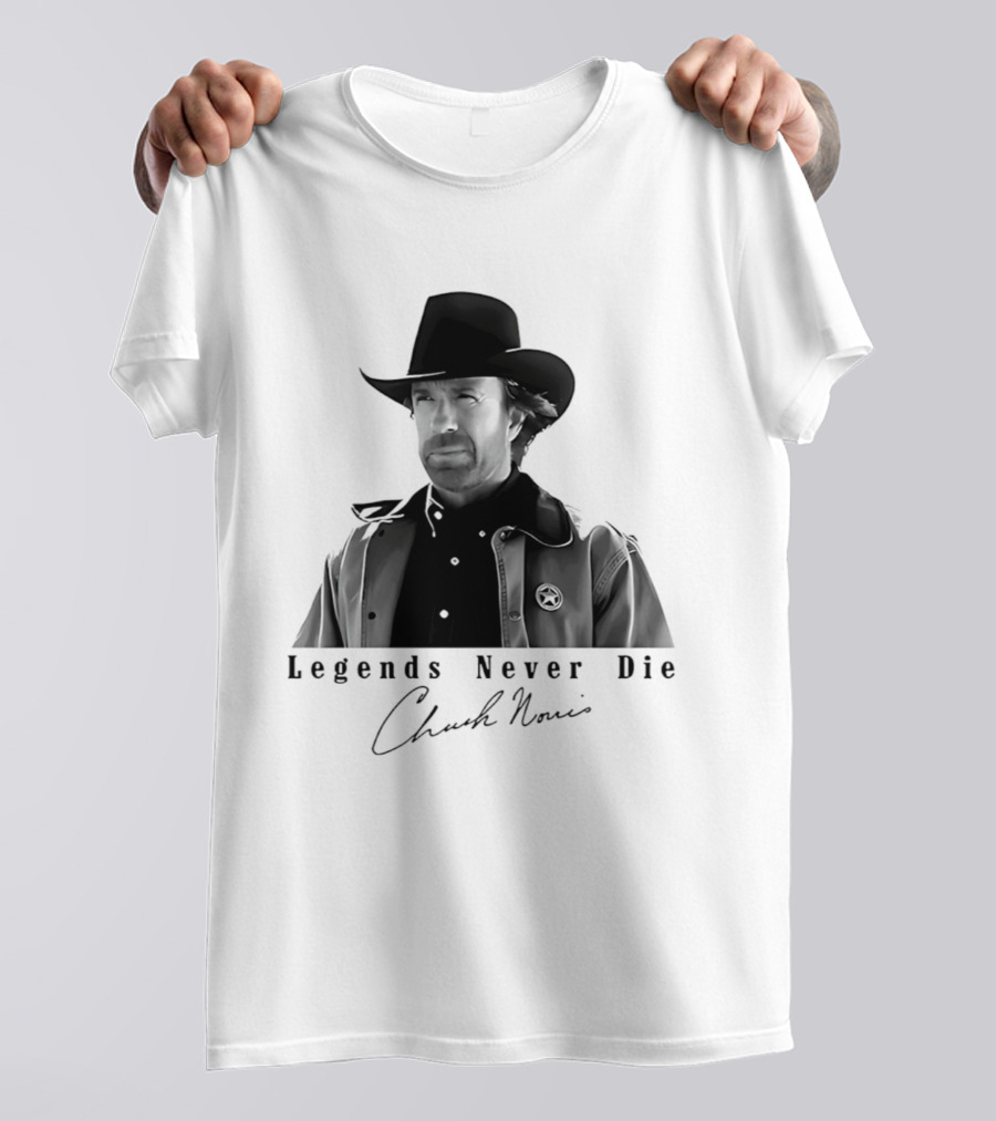 Legends Never Die Chuck Norris 2026 T-Shirt
