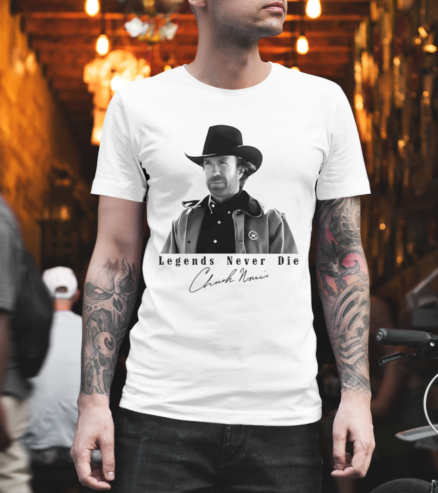 Legends Never Die Chuck Norris 2026 T-Shirt