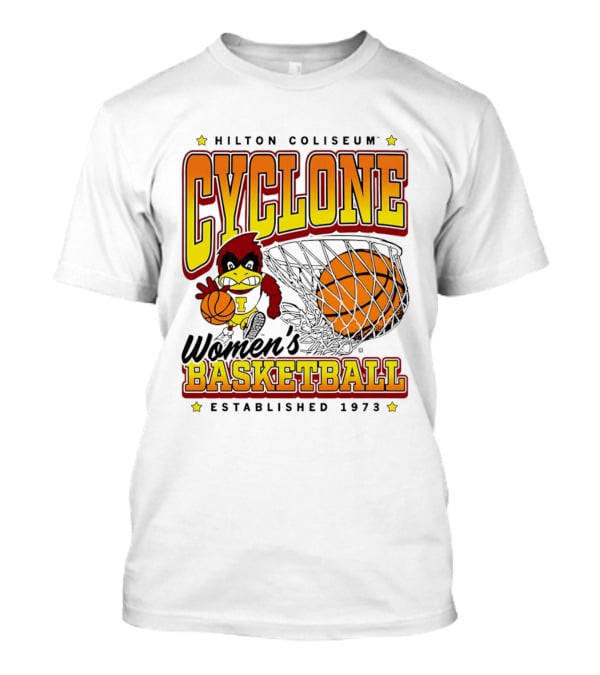 Hilton Coliseum Cyclone Women's Basketball Established 1973 T-Shirt