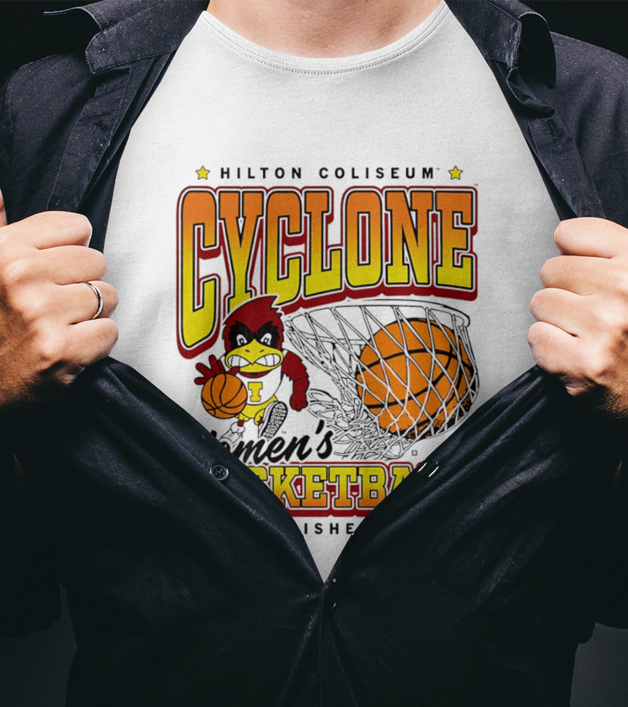Hilton Coliseum Cyclone Women's Basketball Established 1973 T-Shirt