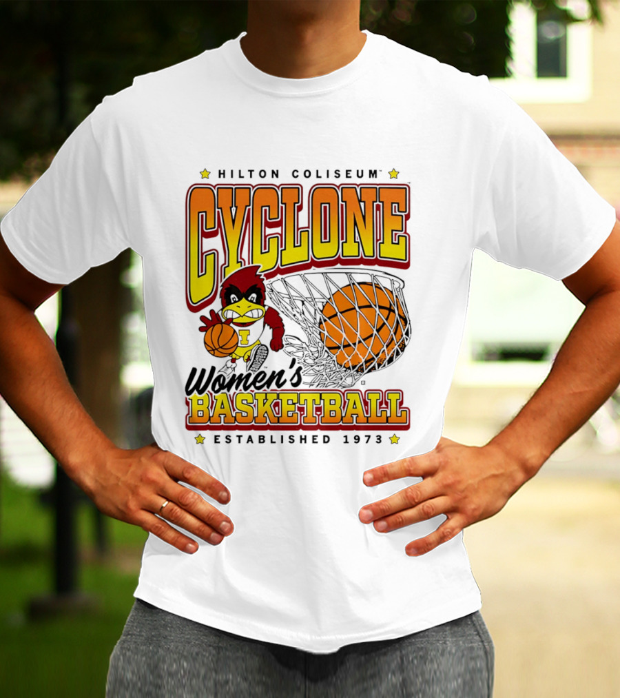 Hilton Coliseum Cyclone Women's Basketball Established 1973 T-Shirt