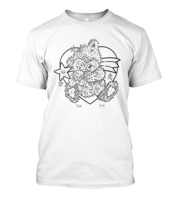 Teddy Bear Stuffed Animals Bolide Heart Star T-Shirt