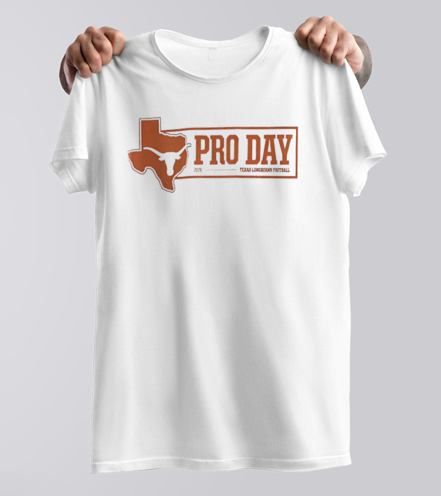 Texas Longhorns Football Pro Day Horns Country T-Shirt