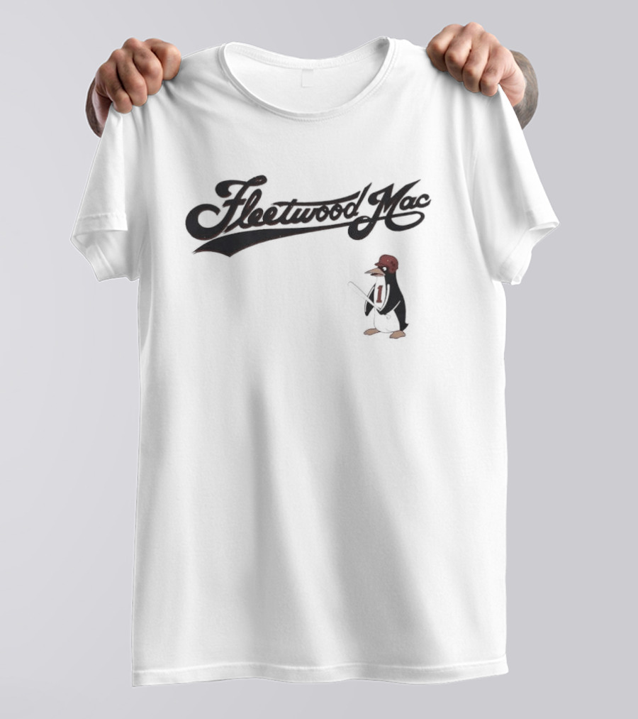 Fleetwood Mac Penguin 1982 City Of Hope Benefit Concert Tour Mirage T-Shirt