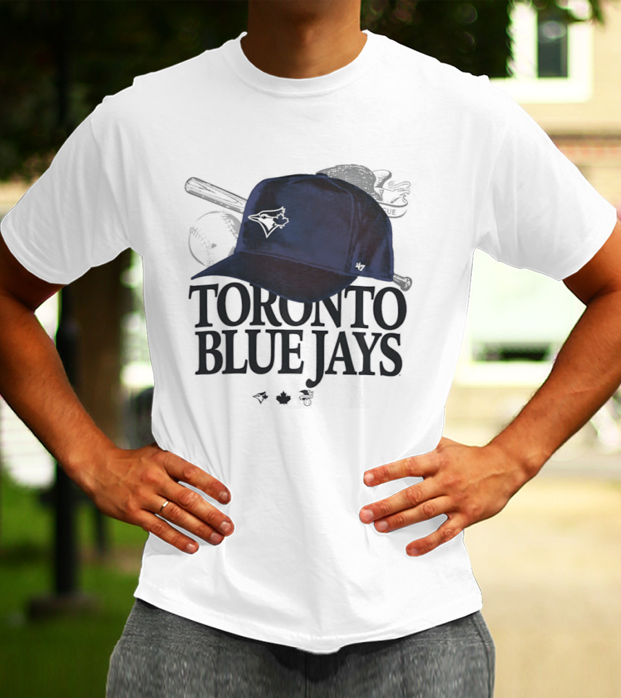 Toronto Blue Jays Official Baseball Hat Iconic Team Sports Merchandise T-Shirt