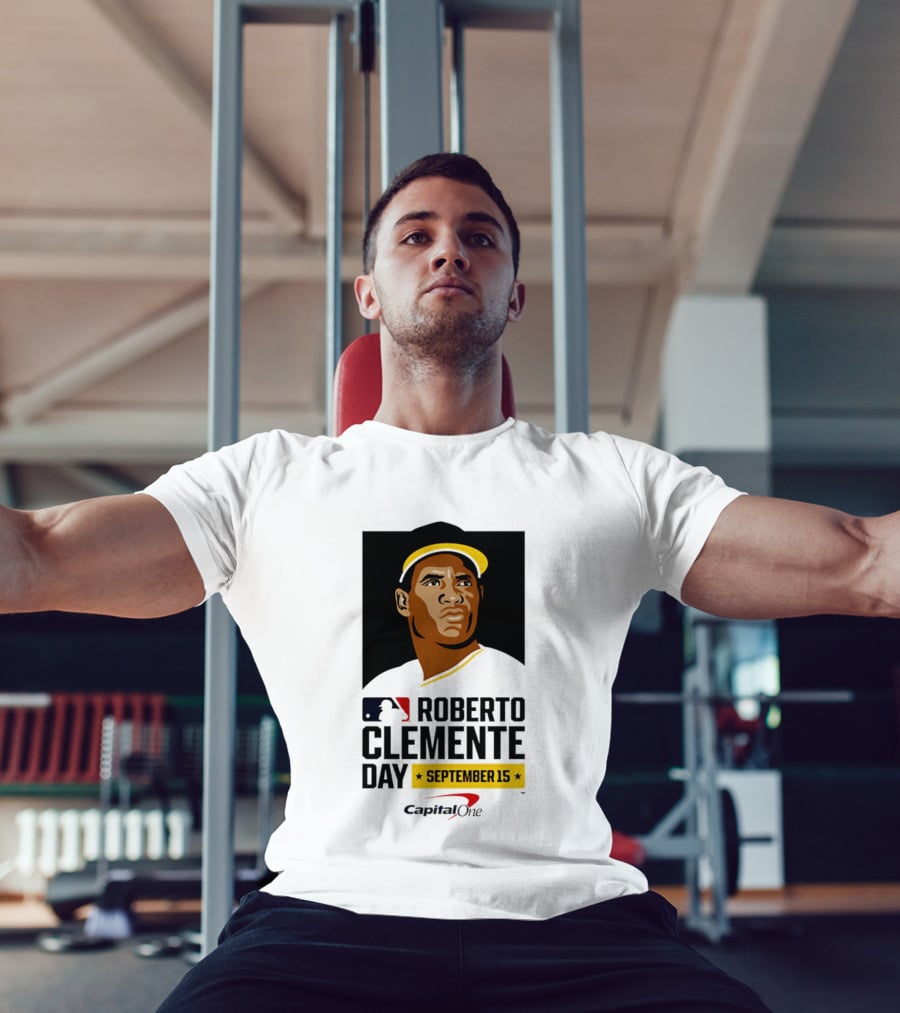 Roberto Clemente Day September 15 MLB Capital One T-Shirt