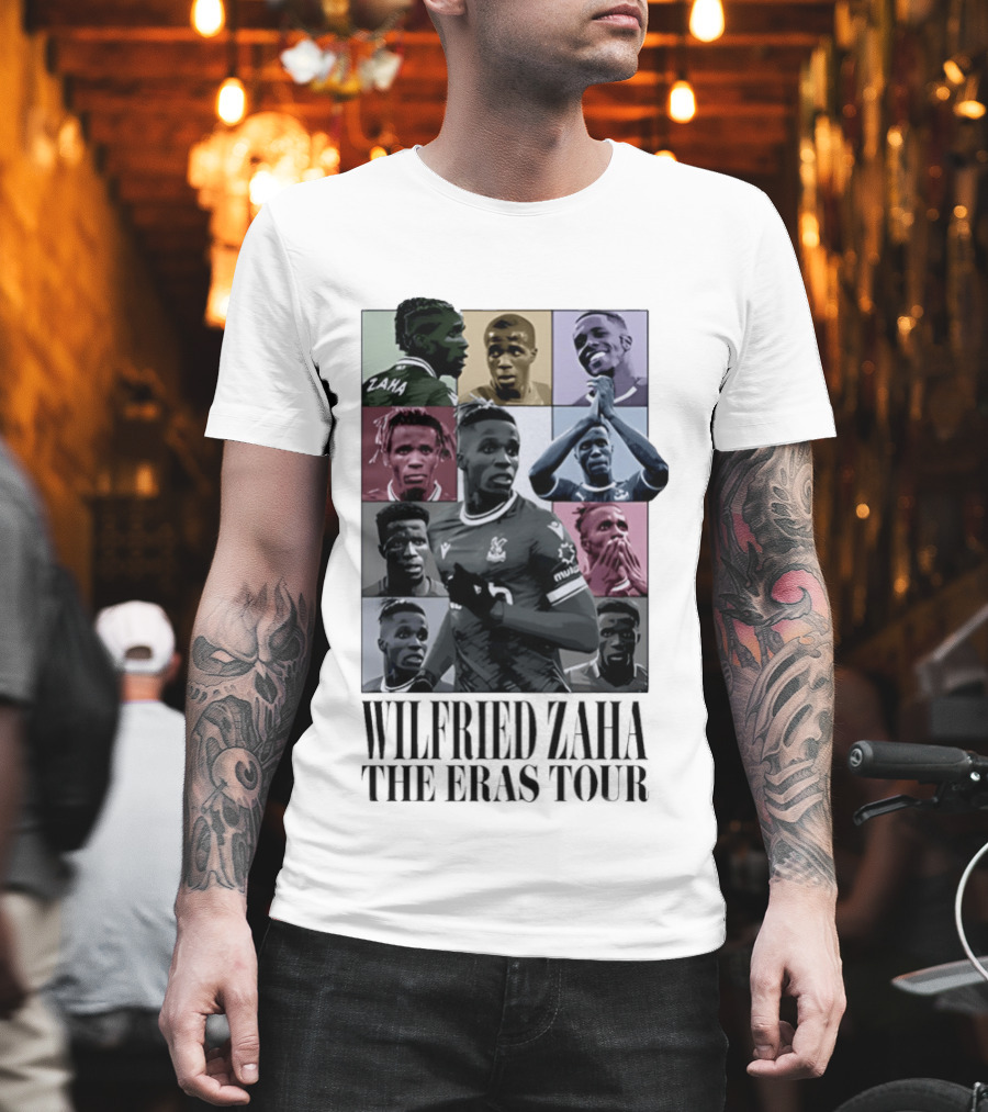 Wilfried Zaha The Eras Tour Soccer Montage T-Shirt