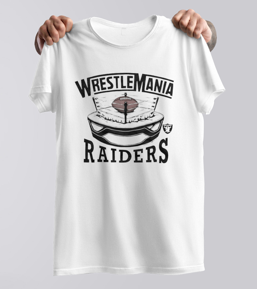 WrestleMania Raiders Las Vegas Wrestling Ring T-Shirt