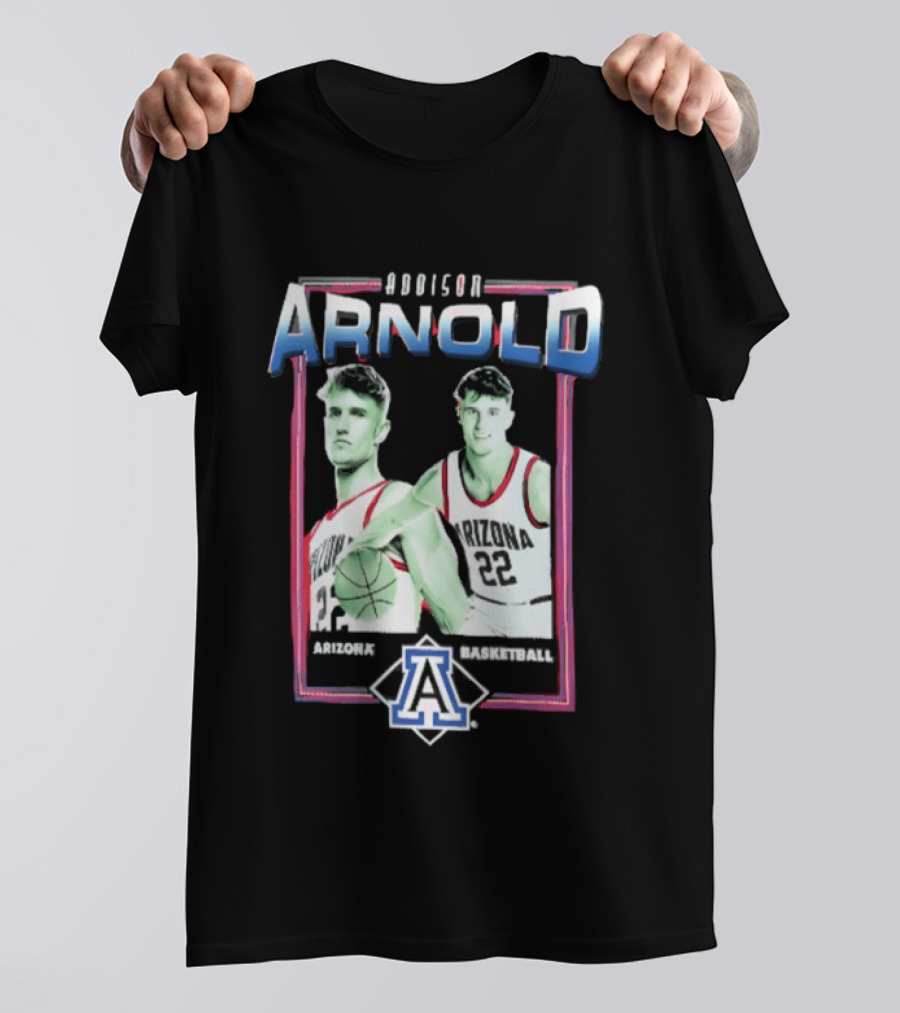 Arizona Wildcats Arnold 22 Basketball Player Sports Team T-Shirt