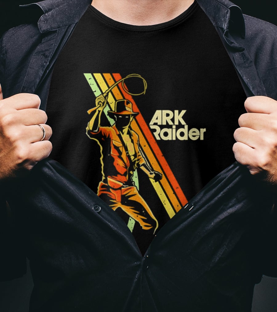 Indiana Jones Ark Raider Retro Whip Adventure T-Shirt