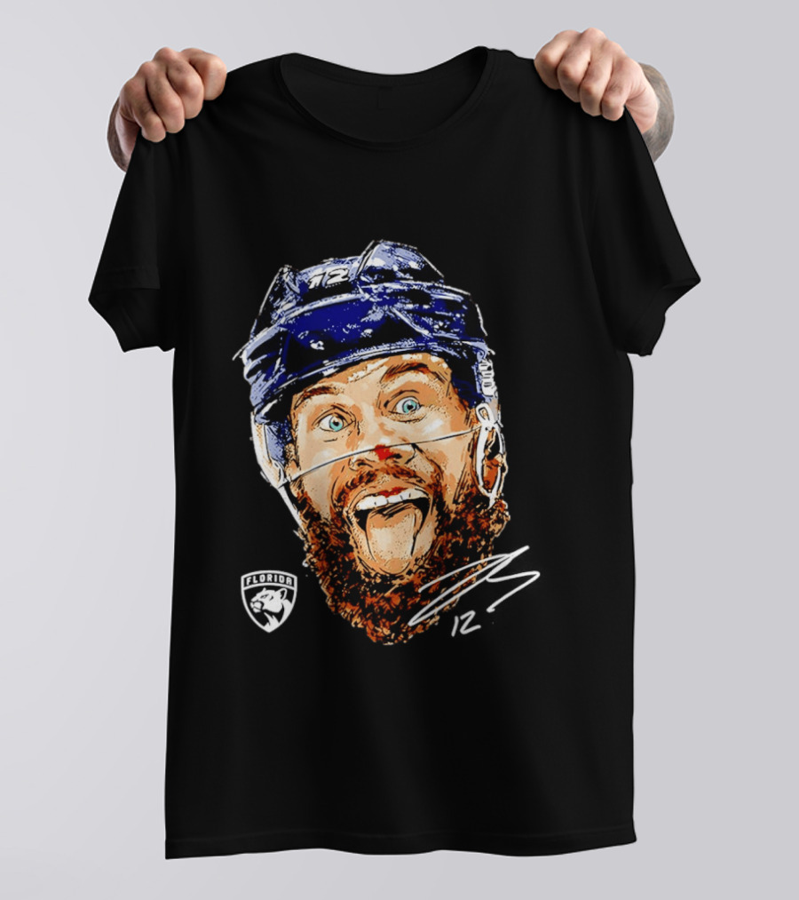 Florida Panthers Hockey Jonah Gadjovich Enthusiastic Expression T-Shirt